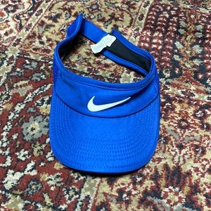 Nike Royal Blue Visor with White Swoosh